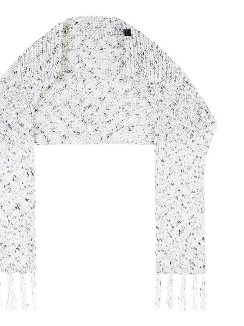 Ensemble Echarpe Bonnet Cabra - Made in UE Blanc - Kiabi
