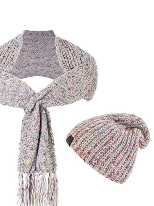 Ensemble Echarpe Bonnet Cabra - Made in UE - Kiabi