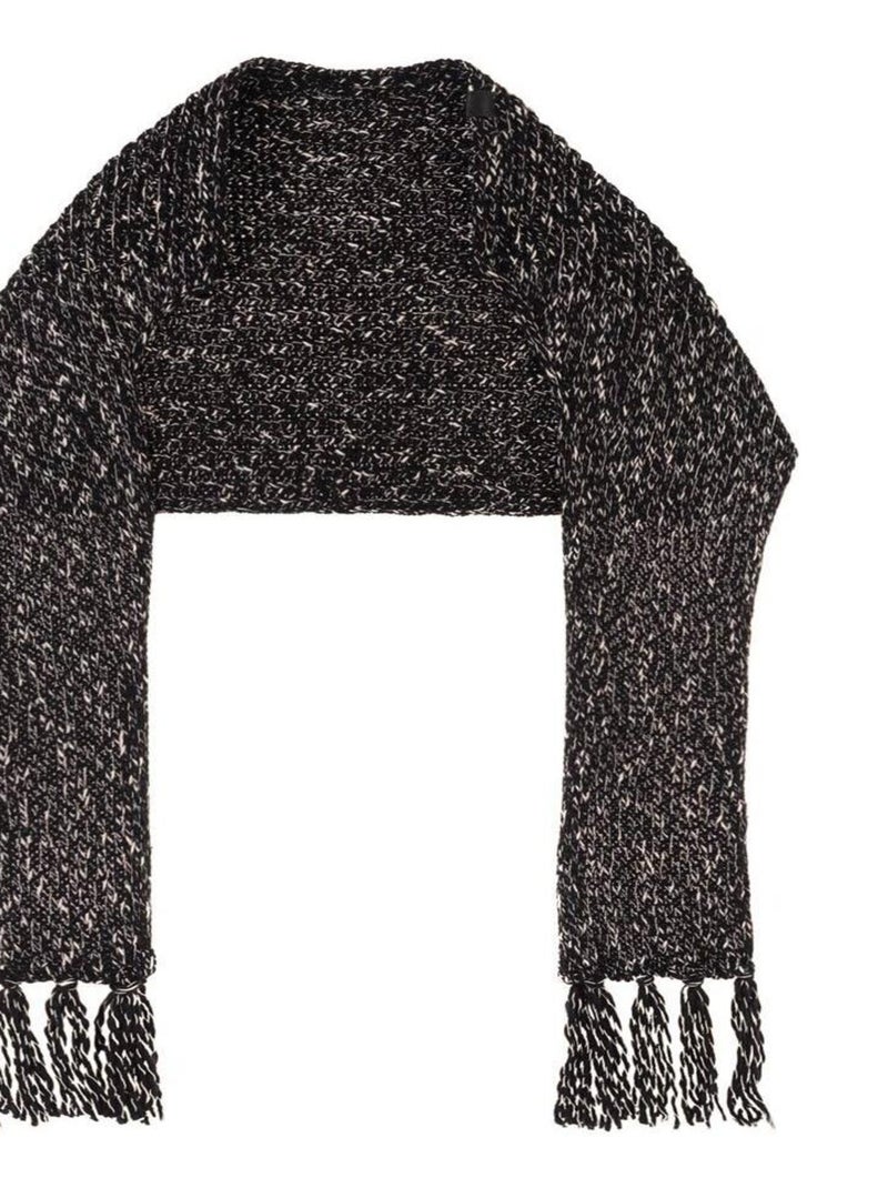 Ensemble Echarpe Bonnet Cabra - Made in UE Noir - Kiabi
