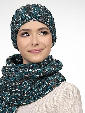Ensemble Echarpe Bonnet Celti - Made in UE