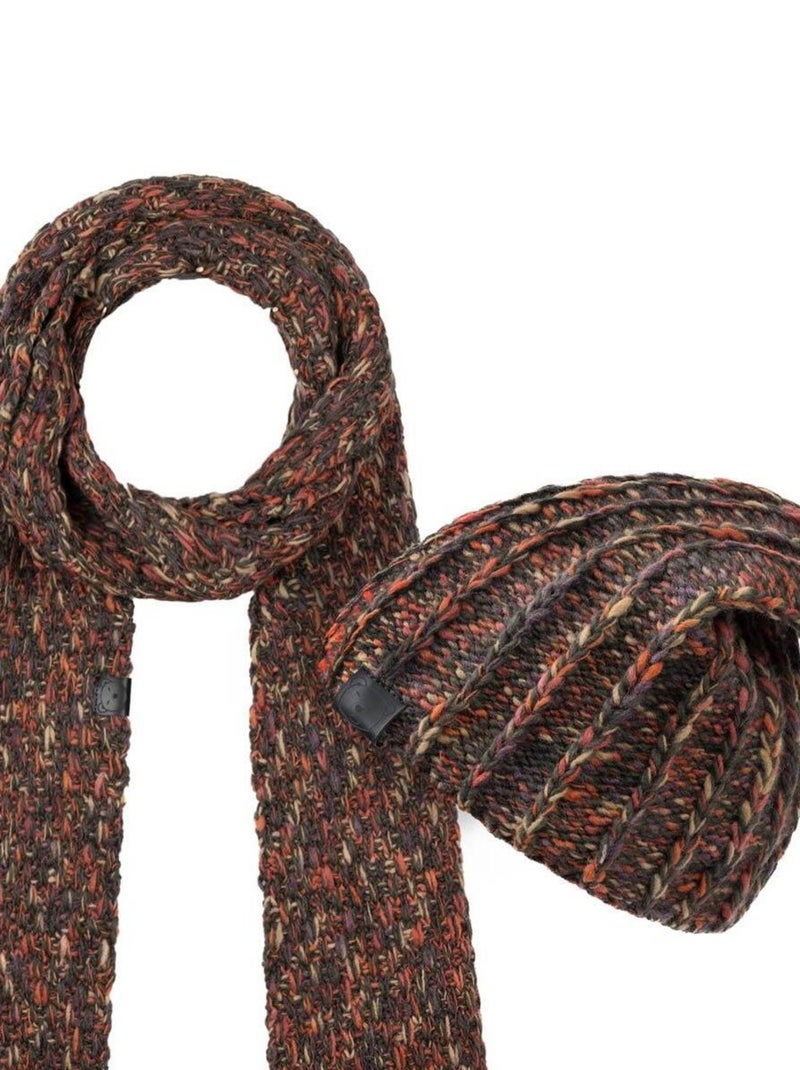 Ensemble Echarpe Bonnet Celti - Made in UE Marron - Kiabi