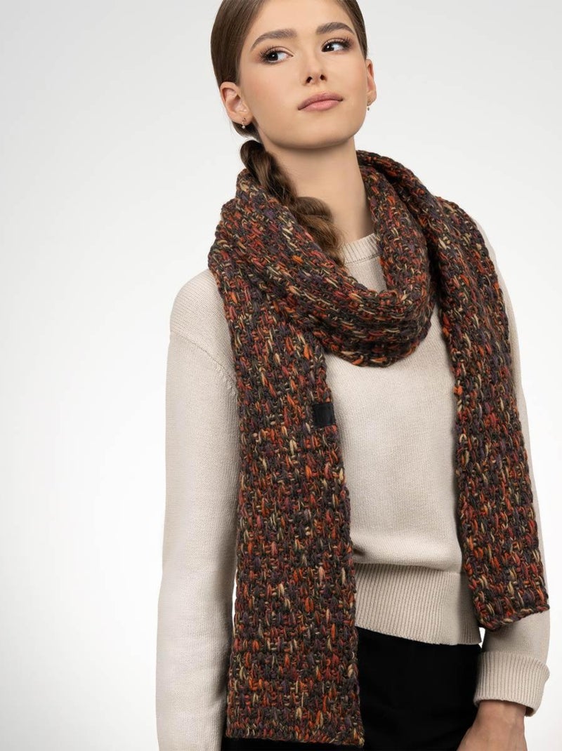 Ensemble Echarpe Bonnet Celti - Made in UE Marron - Kiabi