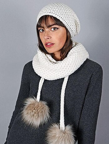 Ensemble Echarpe Bonnet Layra - Made in UE
