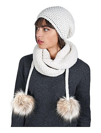 Ensemble Echarpe Bonnet Layra - Made in UE