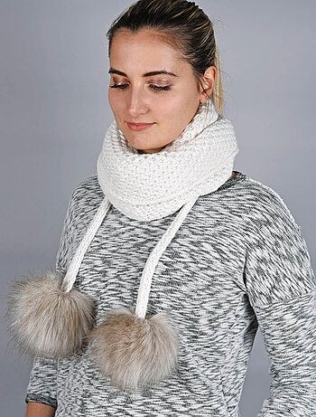 Ensemble Echarpe Bonnet Layra - Made in UE