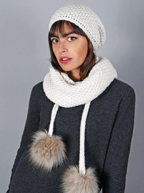 Ensemble Echarpe Bonnet Layra - Made in UE - Kiabi