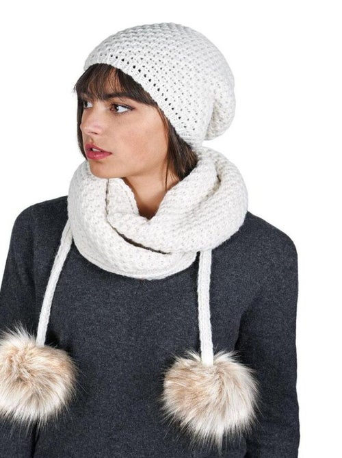 Ensemble Echarpe Bonnet Layra - Made in UE - Kiabi