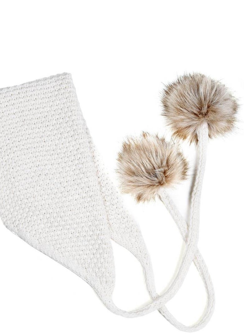 Ensemble Echarpe Bonnet Layra - Made in UE Blanc - Kiabi