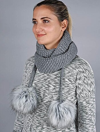 Ensemble Echarpe Bonnet Layra - Made in UE