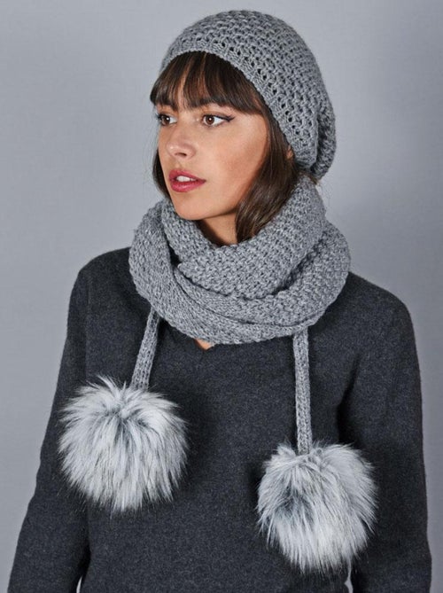Ensemble Echarpe Bonnet Layra - Made in UE - Kiabi
