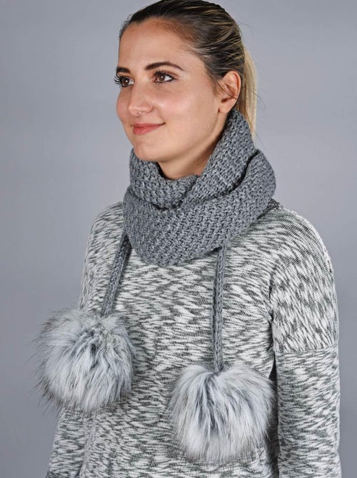 Ensemble Echarpe Bonnet Layra - Made in UE - Kiabi