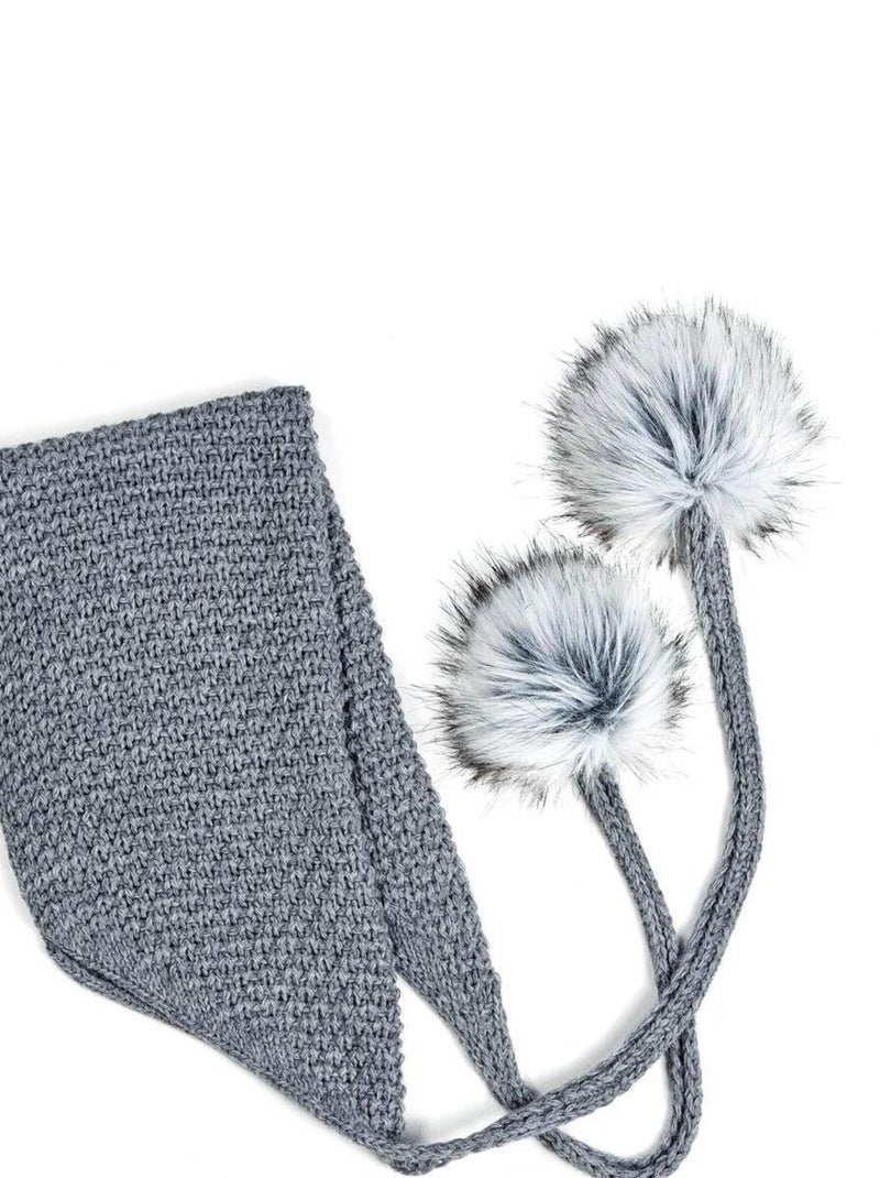 Ensemble Echarpe Bonnet Layra - Made in UE Gris - Kiabi