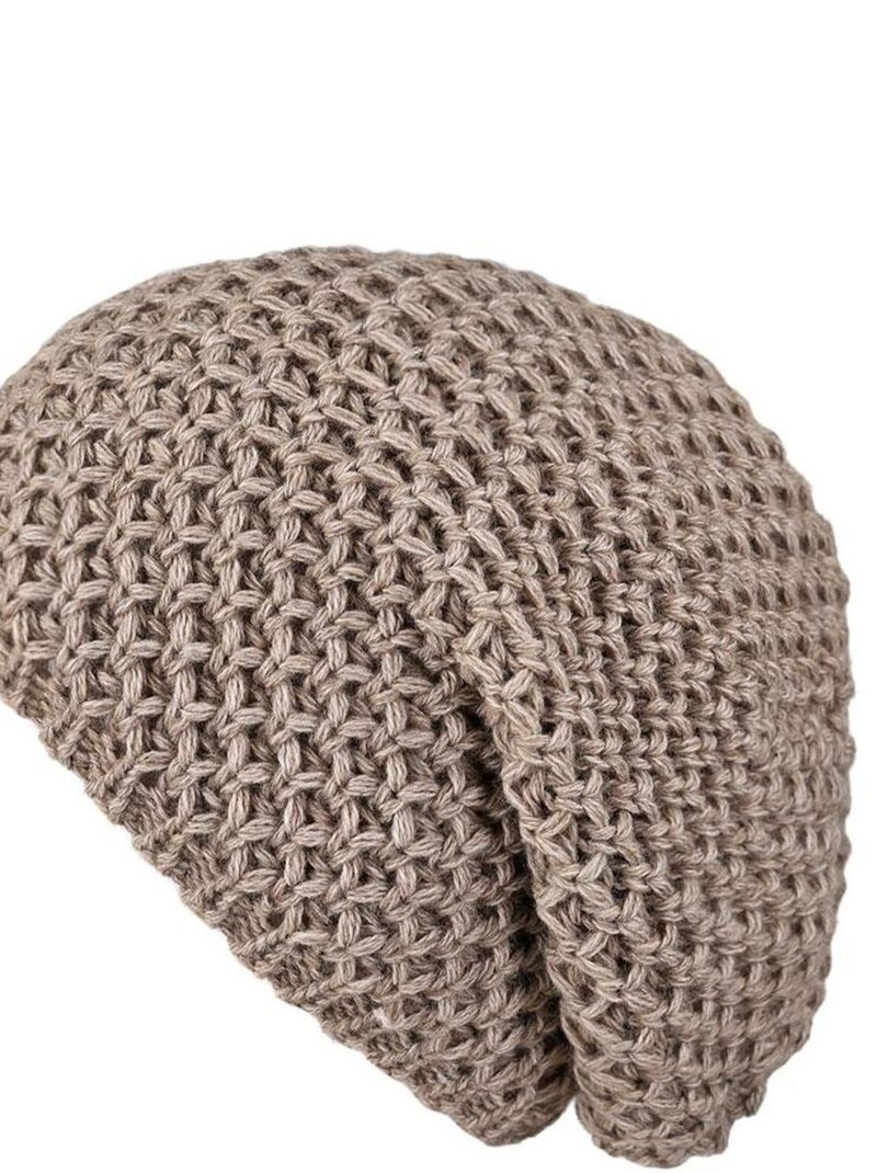 Ensemble Echarpe Bonnet Layra - Made in UE Marron clair - Kiabi