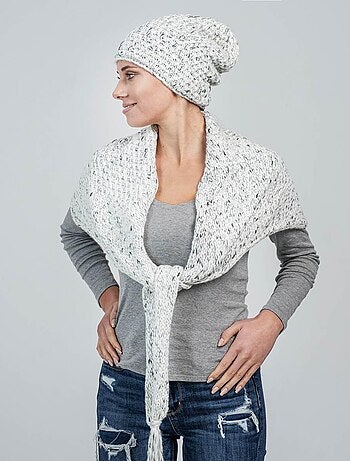Ensemble Echarpe Bonnet Lumina - Made in UE