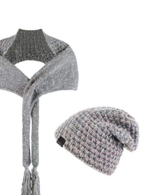 Ensemble Echarpe Bonnet Lumina - Made in UE - Kiabi