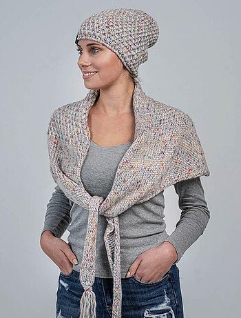 Ensemble Echarpe Bonnet Lumina - Made in UE