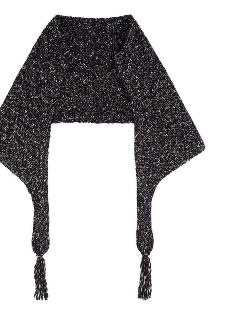 Ensemble Echarpe Bonnet Lumina - Made in UE Noir - Kiabi