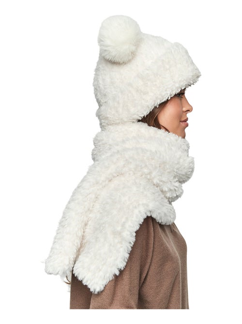 Ensemble écharpe et bonnet à oreilles PC1 STYLE ADD - Kiabi