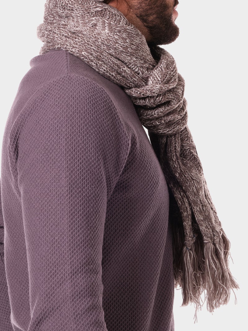 Ensemble écharpe et bonnet Gris - Kiabi