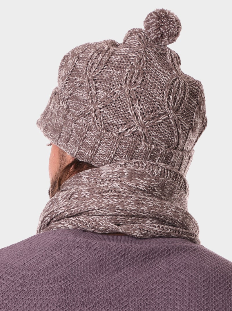 Ensemble écharpe et bonnet Gris - Kiabi