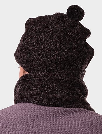 Ensemble écharpe et bonnet