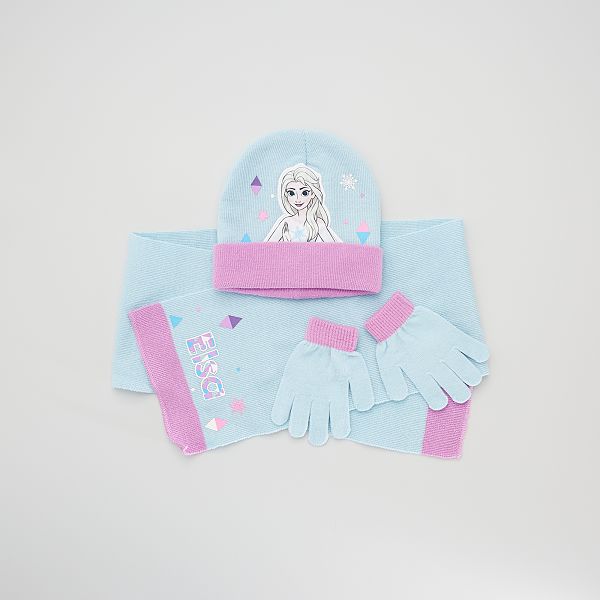 Ensemble Echarpe Gants Bonnet Bebe Fille Bleu Kiabi 13 00