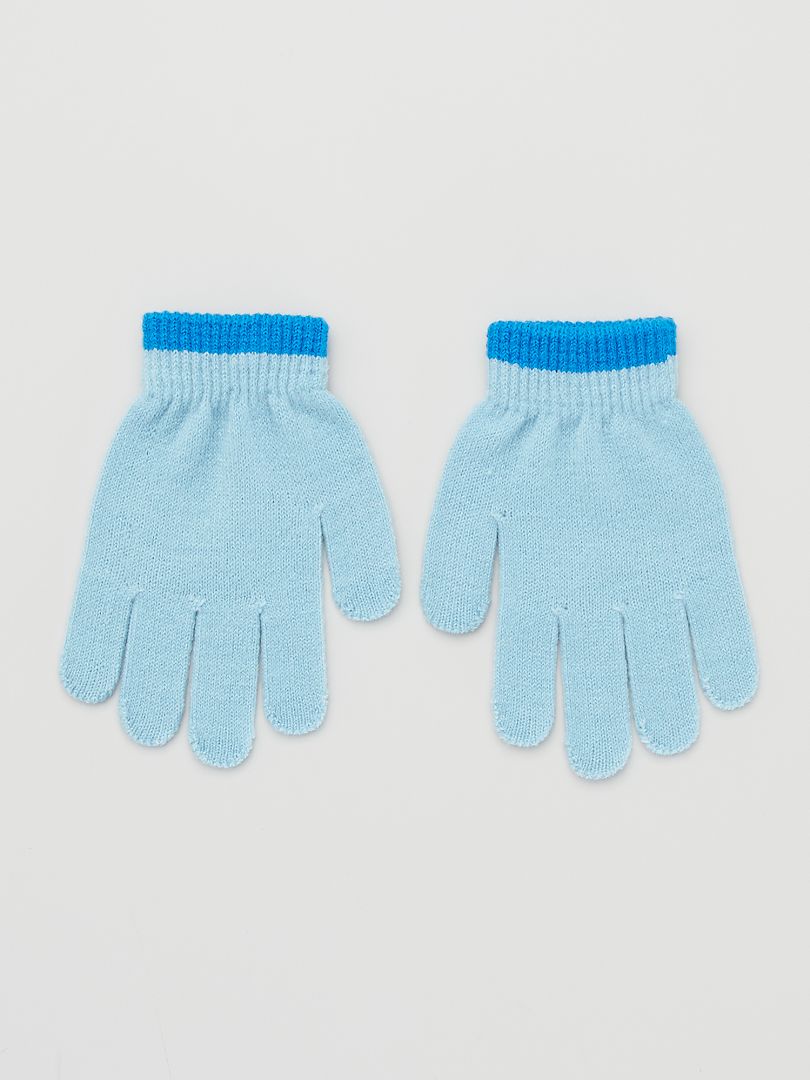 Ensemble bonnet et gants 'Stitch' - bleu - Kiabi - 5.00€