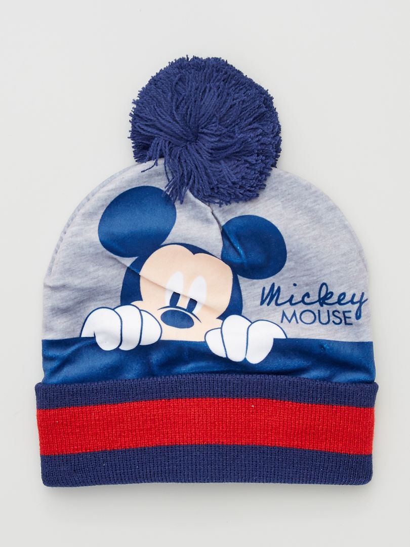 Ensemble écharpe + gants + bonnet 'Disney' - gris/bleu - Kiabi - 13.00€