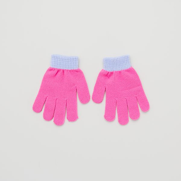 Ensemble Echarpe Gants Bonnet Bebe Fille Rose Kiabi 13 00