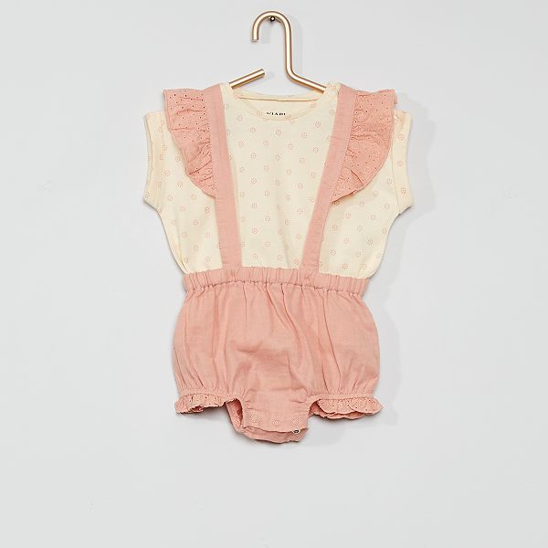 Ensemble Eco Concu Bebe Fille Blanc Kiabi 4 50