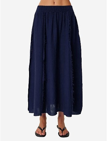 Ensemble en coton avec blouse sans manches et jupe large istanbul