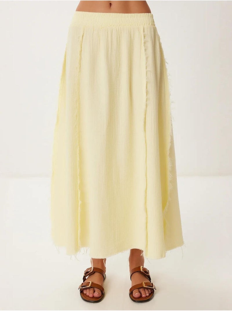 Ensemble en coton avec blouse sans manches et jupe large istanbul Crème - Kiabi