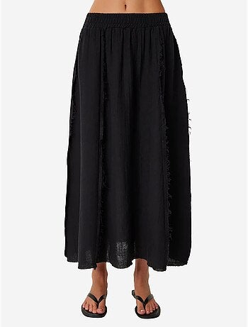 Ensemble en coton avec blouse sans manches et jupe large istanbul