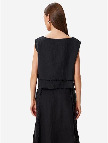 Ensemble en coton avec blouse sans manches et jupe large istanbul