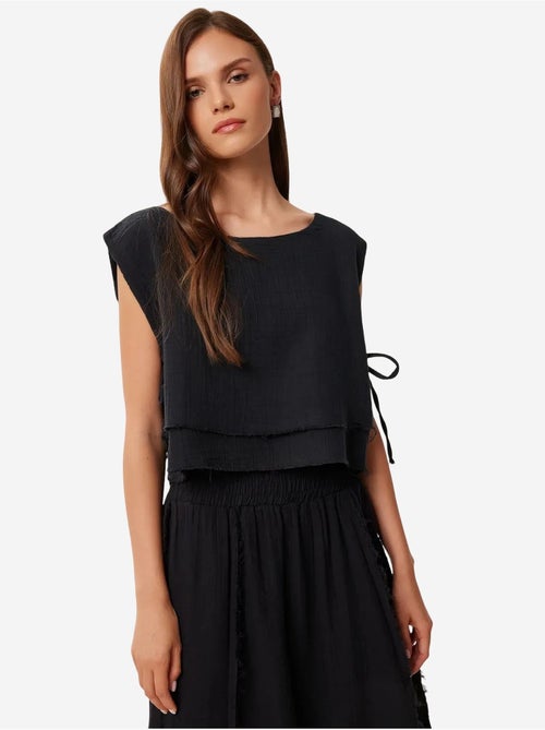 Ensemble en coton avec blouse sans manches et jupe large istanbul - Kiabi Ensemble en coton avec blouse sans manches et jupe large istanbul - Kiabi