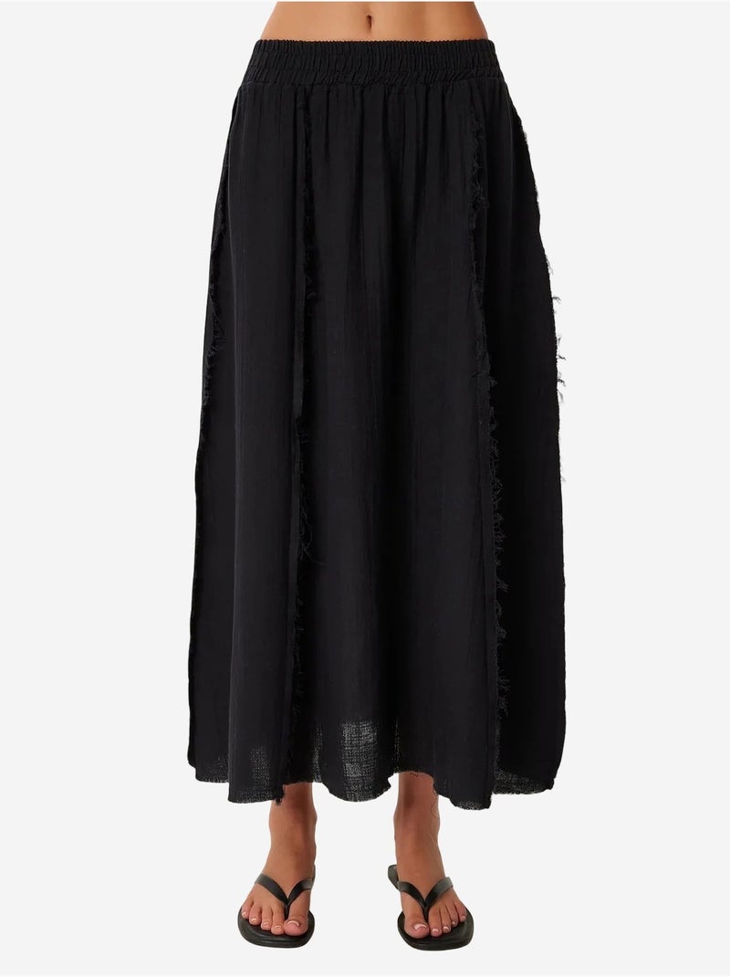 Ensemble en coton avec blouse sans manches et jupe large istanbul Noir - Kiabi