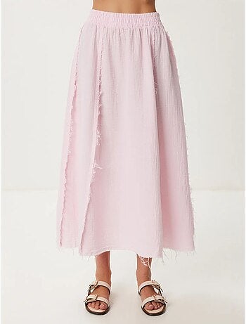 Ensemble en coton avec blouse sans manches et jupe large istanbul