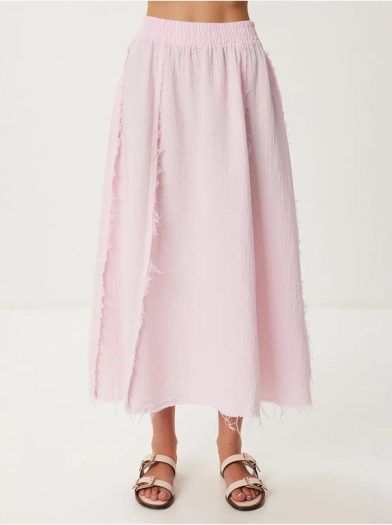 Ensemble en coton avec blouse sans manches et jupe large istanbul Rose clair - Kiabi