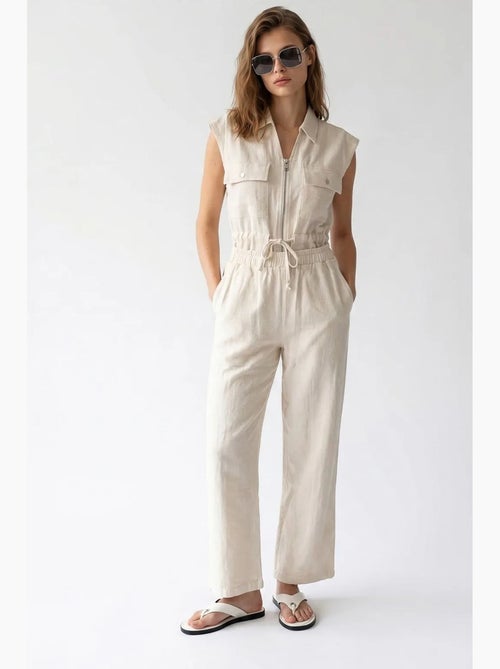Ensemble en coton avec gilet sans manches et pantalon large mixray - Kiabi Ensemble en coton avec gilet sans manches et pantalon large mixray - Kiabi