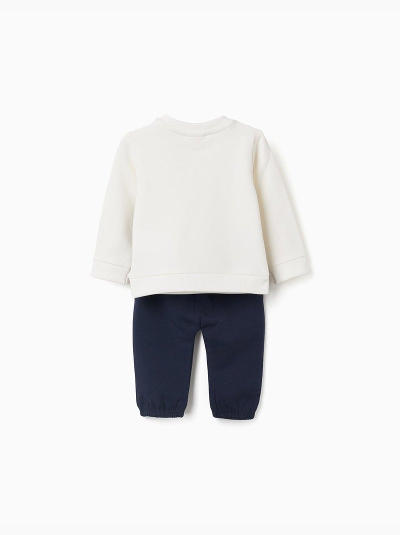 Ensemble en coton peigné avec imprimé et maison 3d Bleu foncé - Kiabi
