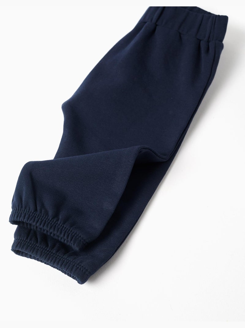 Ensemble en coton peigné avec imprimé et maison 3d Bleu foncé - Kiabi