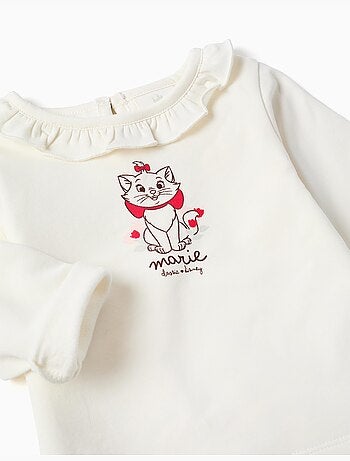 Ensemble en coton peigné avec imprimé marie