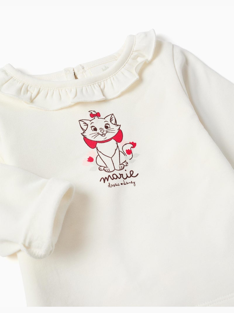 Ensemble en coton peigné avec imprimé marie Blanc - Kiabi