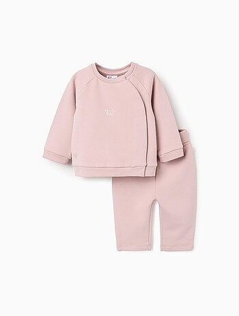 Ensemble en coton peigné avec sweat + pantalon