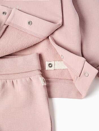 Ensemble en coton peigné avec sweat + pantalon