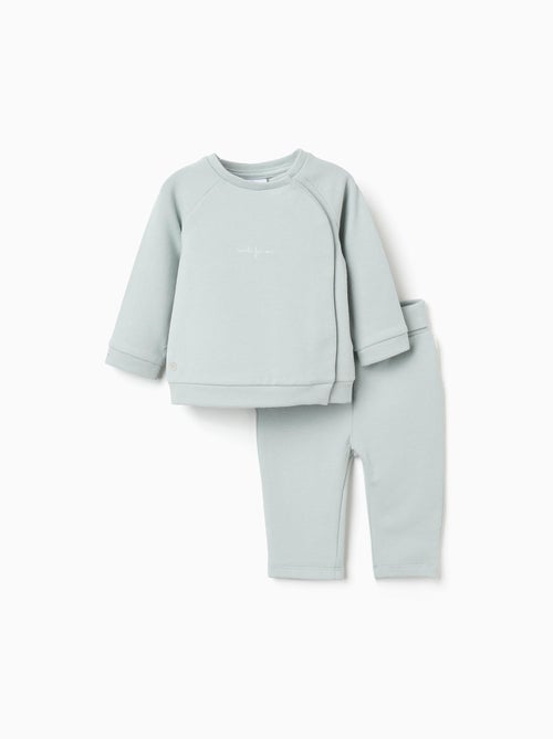 Ensemble en coton peigné de sweat + pantalon - Kiabi