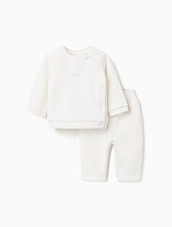 Ensemble en coton polyester Peigné avec Pull + Pantalon