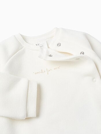 Ensemble en coton polyester Peigné avec Pull + Pantalon