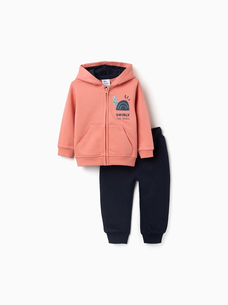 Ensemble en coton polyester Peigné de Veste + Pantalon Orange - Kiabi