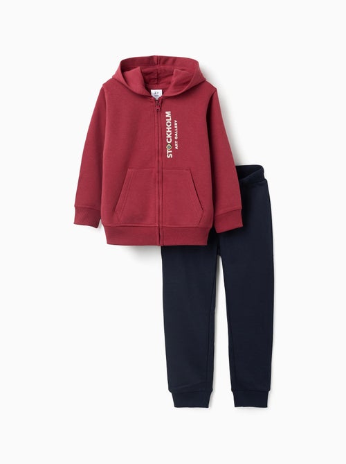 Ensemble en coton polyester peigné de Veste + Pantalon - Kiabi